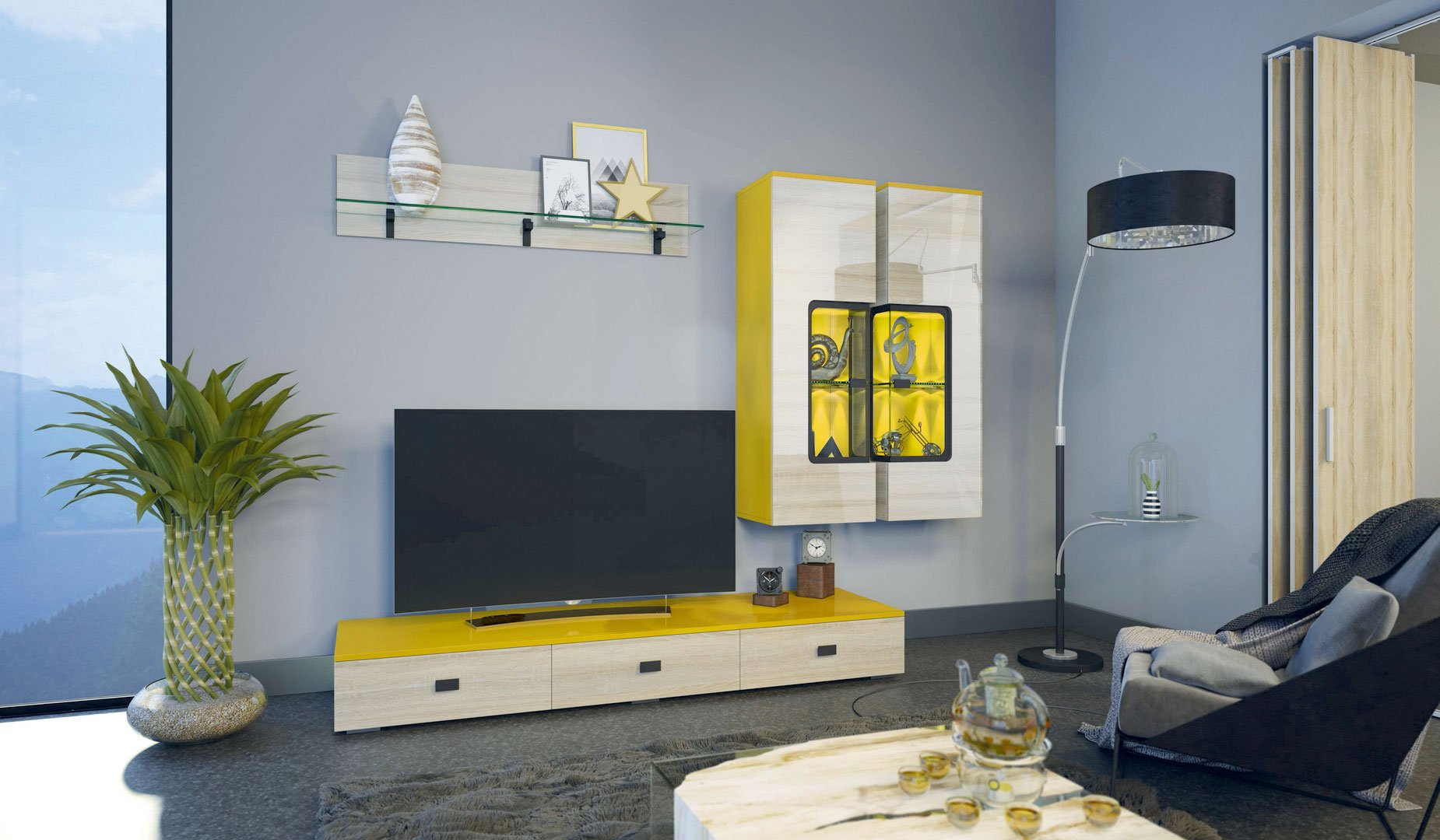 Стенка MOLLY (артикул 913)